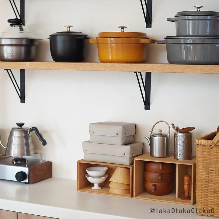 bon moment 中身が隠せる 蓋付き フェイクレザー収納ボックス M／ボンモマンボンモマン |  | 16