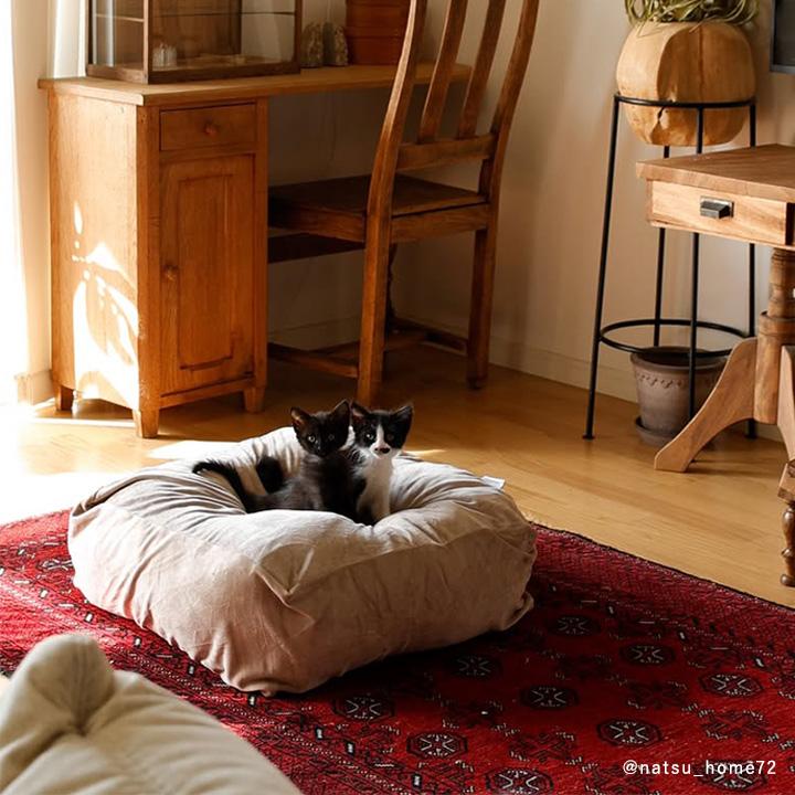 bon moment（ボンモマン） ペット用品 猫 犬 ペットベッド 洗える 冬