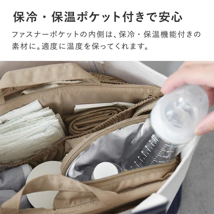 kukka ja puu（クッカヤプー） ママバッグ用 バッグインバッグ 大きめ