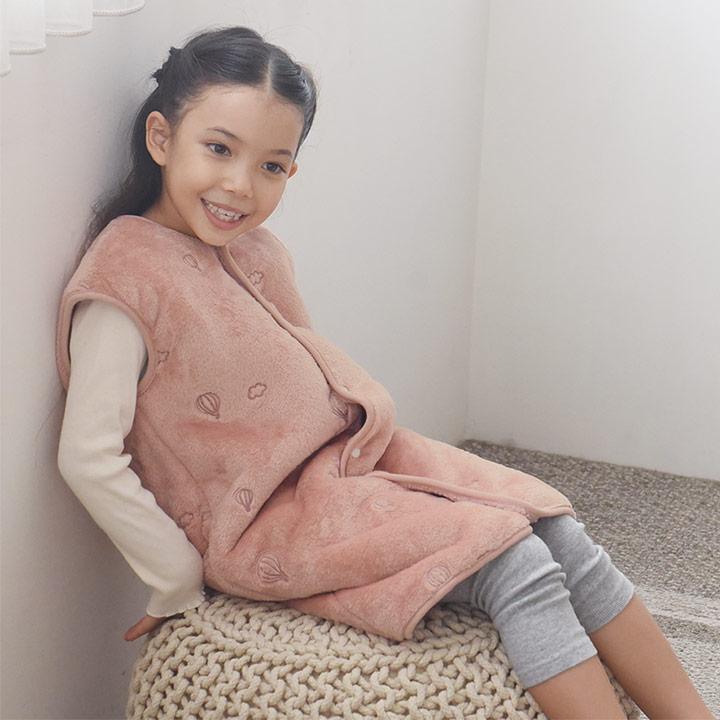 総柄刺繍 ボア フランネル スリーパー 冬 キッズ 赤ちゃん 子供 袖なし パジャマ 防寒 着る毛布 出産祝い yrh kukka ja puu クッカヤプー【送料無料】 | kukka ja puu | 19