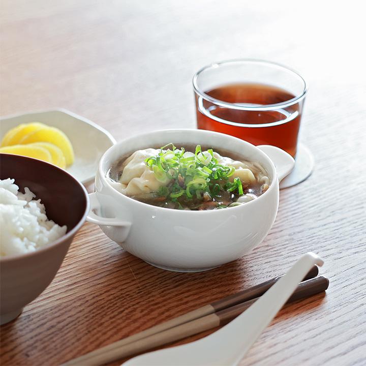 bon moment（ボンモマン） スープボウル 取っ手付き ボウル 食器 耐熱
