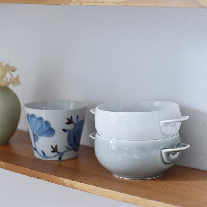 bon moment（ボンモマン） スープボウル 取っ手付き ボウル 食器 耐熱