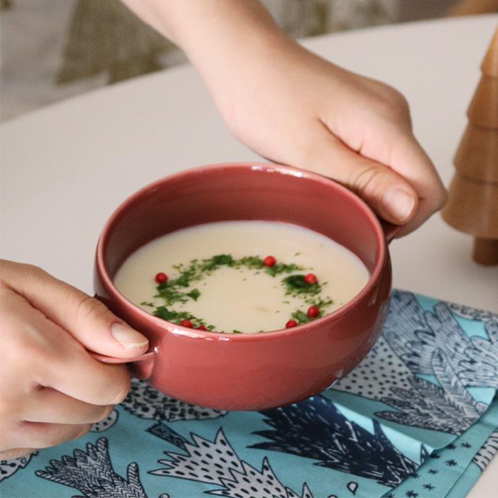 bon moment（ボンモマン） スープボウル 取っ手付き ボウル 食器 耐熱
