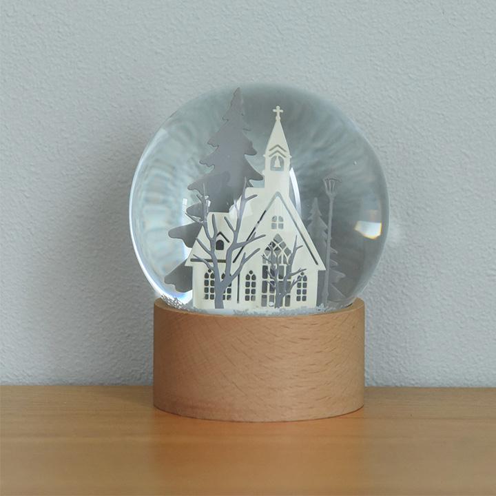クリスマス インテリアに馴染む スノードーム ノエルの街【送料無料】 |  | 04