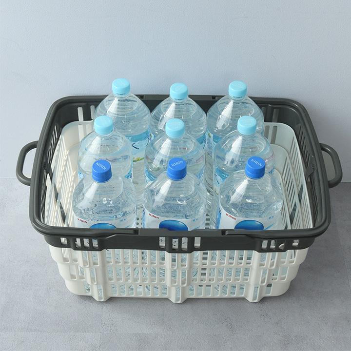 たためる買い物カゴ レジかご マイカゴ 折りたたみバスケット【送料無料】 |  | 18