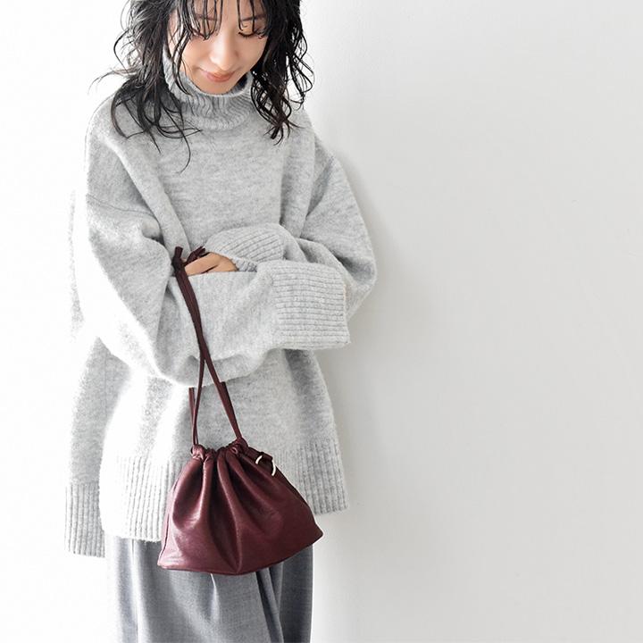 バッグとしても使える 巾着ポーチ 巾着バッグ ミニバッグ レディース 柔らかフェイクレザー kauliina カウリーナ【送料無料】 |  | 14