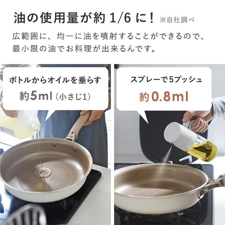 【アンジェ別注】油の量を抑える オイルスプレー ボトル オイルボトル 耐熱ガラス 250ml オイルスプレーボトル 霧吹き 油差し オイル差し【送料無料】 |  | 07