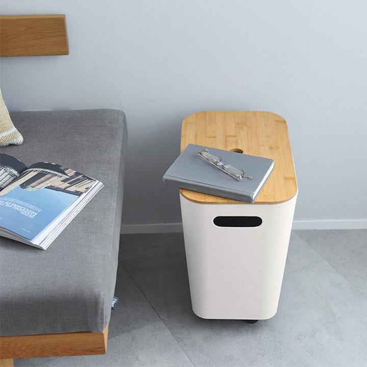 【一部予約商品】【フタ単品】ワイド用 スリム用 フタ 荷物の一時置きに キャスター付き収納 専用蓋／bon moment ボンモマン | bon moment | 11