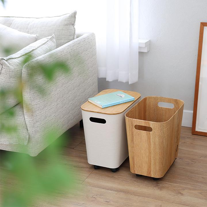 【一部予約商品】【フタ単品】ワイド用 スリム用 フタ 荷物の一時置きに キャスター付き収納 専用蓋／bon moment ボンモマン | bon moment | 13