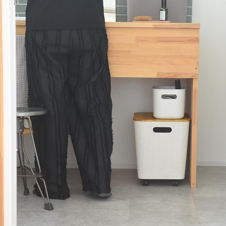 【一部予約商品】【フタ単品】ワイド用 スリム用 フタ 荷物の一時置きに キャスター付き収納 専用蓋／bon moment ボンモマン | bon moment | 14