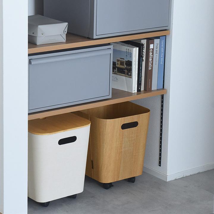 【一部予約商品】【フタ単品】ワイド用 スリム用 フタ 荷物の一時置きに キャスター付き収納 専用蓋／bon moment ボンモマン | bon moment | 17