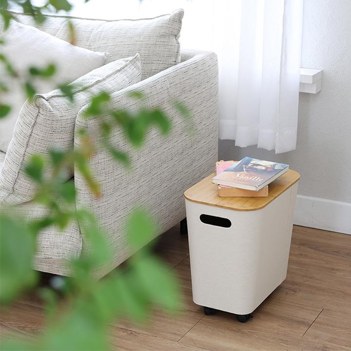 【一部予約商品】【フタ単品】ワイド用 スリム用 フタ 荷物の一時置きに キャスター付き収納 専用蓋／bon moment ボンモマン | bon moment | 18