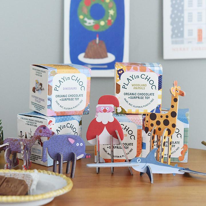 紙製パズル付き お菓子 チョコ ギフト yrh play in choc プレイン・チョック | 