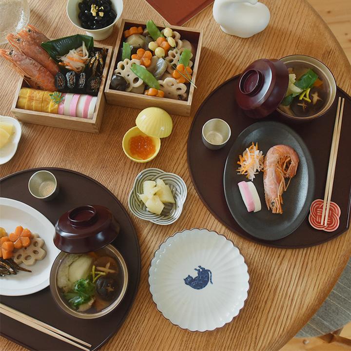 お正月を華やかにする 蓋つき椀 雑煮椀 山中塗 : アンジェ インテリア