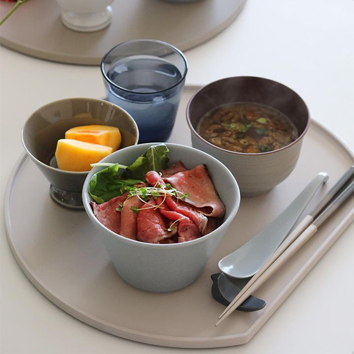 半月膳 山中塗 日本製 半月トレー 半月盆 半月 お盆 トレー おしゃれ かわいい トレー 洗える bon moment ボンモマン | bon moment | 16