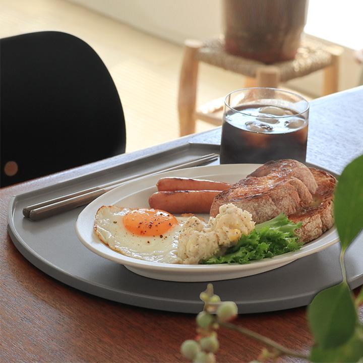 bon moment（ボンモマン） 半月膳 山中塗 日本製 半月トレー 半月盆