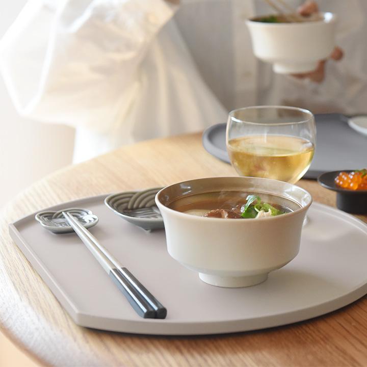 半月膳 山中塗 日本製 半月トレー 半月盆 半月 お盆 トレー おしゃれ かわいい トレー 洗える bon moment ボンモマン | bon moment | 02