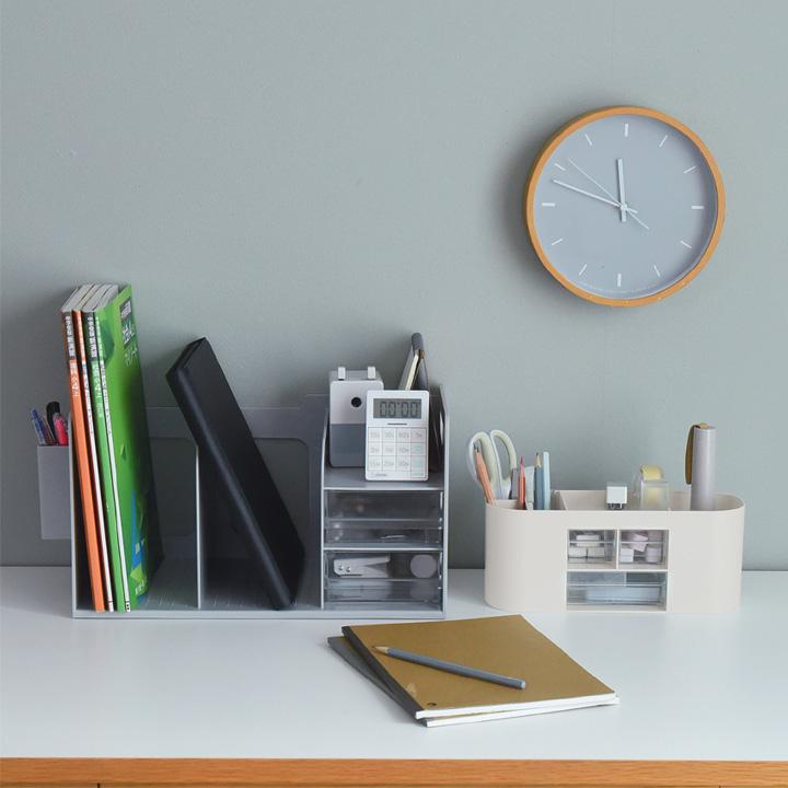 散らかる文具をひとまとめに ペンスタンド 引き出し付 ペン立て 大容量 かわいい おしゃれ ペン入れ デスク上収納 入学準備 |  | 16