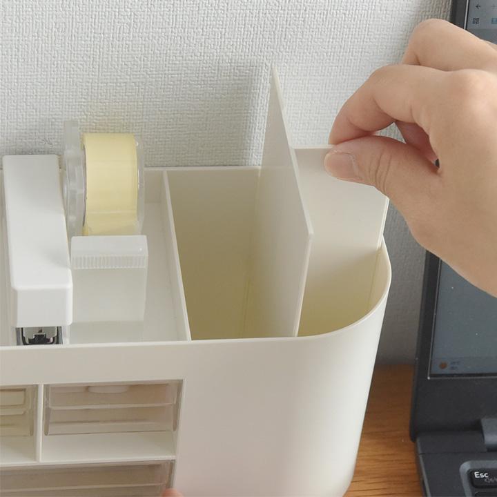 散らかる文具をひとまとめに ペンスタンド 引き出し付 ペン立て 大容量 かわいい おしゃれ ペン入れ デスク上収納 入学準備 |  | 06