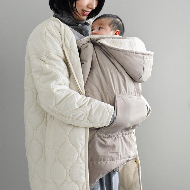 kukka ja puu（クッカヤプー） 3way 防寒ケープ 抱っこ紐 ベビーカー