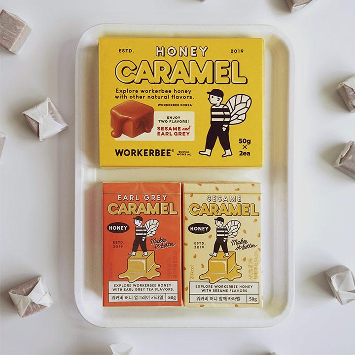 WORKERBEE はちみつキャラメルセット（アールグレイ・ごま） |  | 03