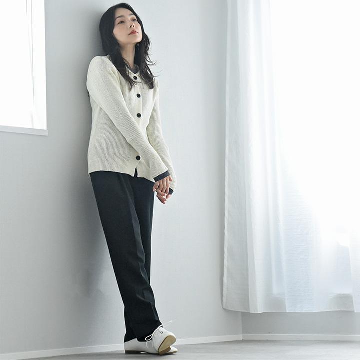 【セットアップ対応】2タックデザインですっきり見え 着まわしやすい テーパードパンツ【7/4F追加】 |  | 11