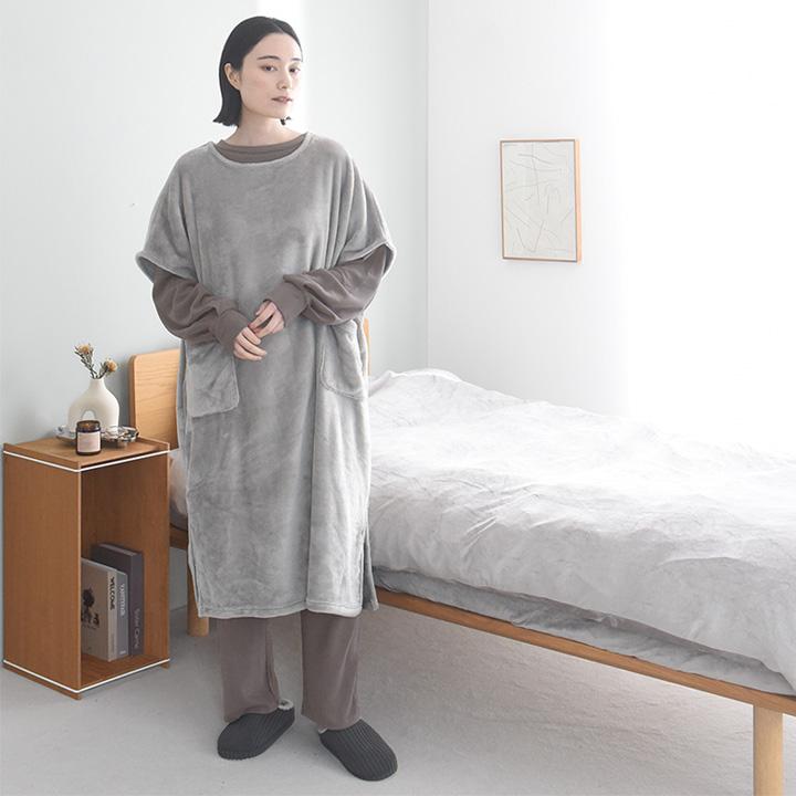 bon moment 【セットアップ対応】 ふんわり暖かい リラックスウェア チュニック丈 プルオーバー／ボンモマン【2/19F追加】 | bon moment | 14