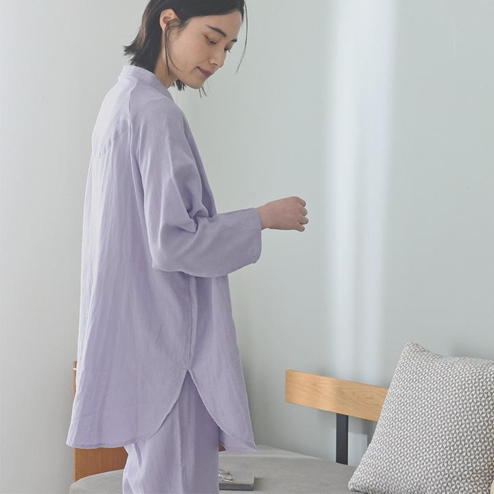 着る保湿クリーム×TERAX HOT 温活パジャマ Wガーゼ 長袖前開き スリーピングウェア パジャマレディース |  | 12