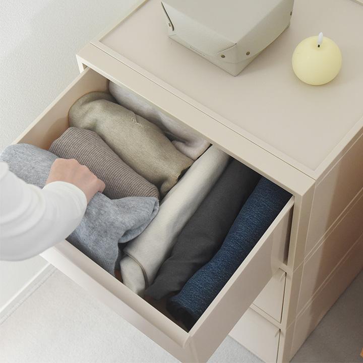 Veronique LUX ミニチュア クローゼットBOX ３個セット☆ ワイド×3個セット クローゼット 収納 収納ケース 収納ボックス 引出し