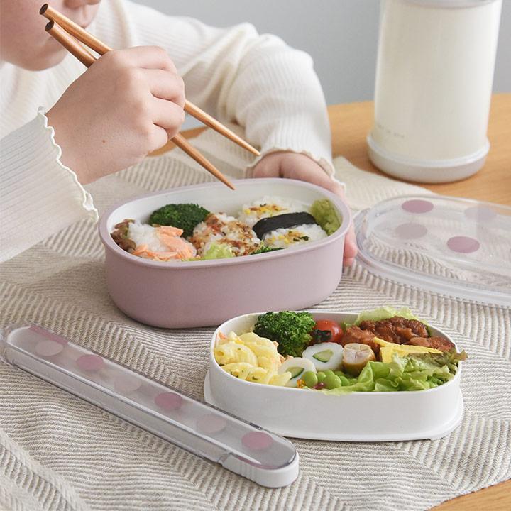 お弁当箱 子供 2段 565ml 洗いやすい ランチボックス 小学生 弁当箱 レンジ対応 食洗機対応 日本製 kukka ja puu クッカヤプー | kukka ja puu | 02