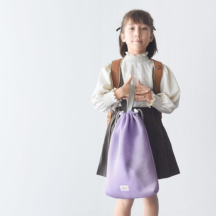 kukka ja puu（クッカヤプー） 洗濯機にそのままポン 体操着 巾着袋