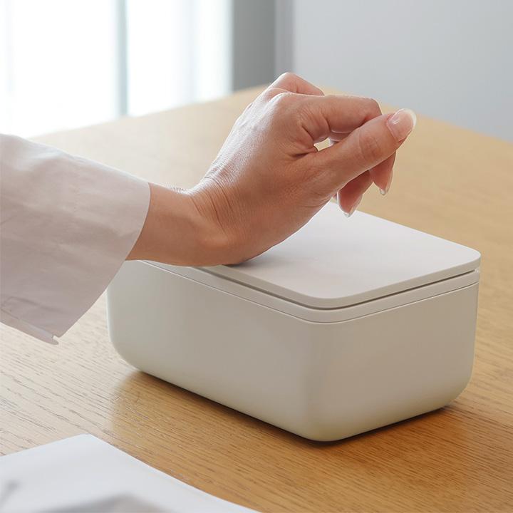 マーナ ワンタッチで開く ウェットティッシュケース?ウェットシート