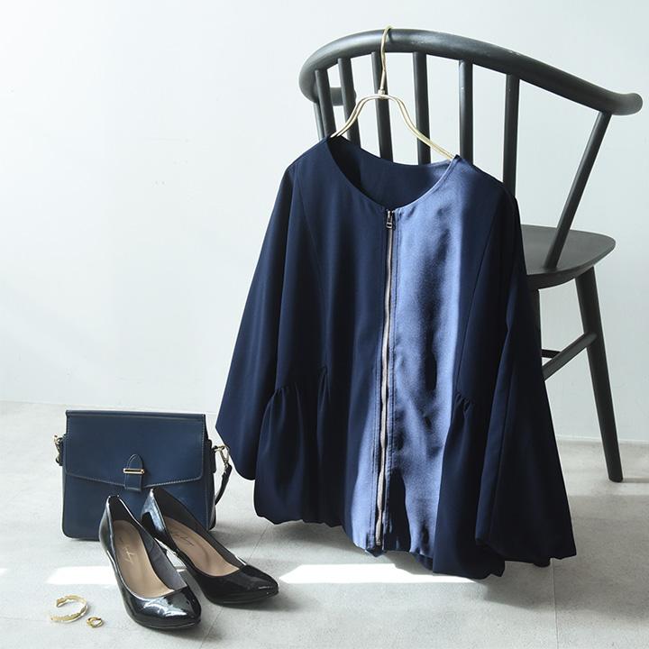 Agreable（アグレアーブル） バルーンシルエットで上品見え バルーン