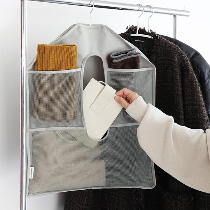 吊り下げ収納ポケット ハンガー収納 クローゼット 収納 吊り下げ収納 クローゼット スリム yrh bon moment ボンモマン | bon moment | 15