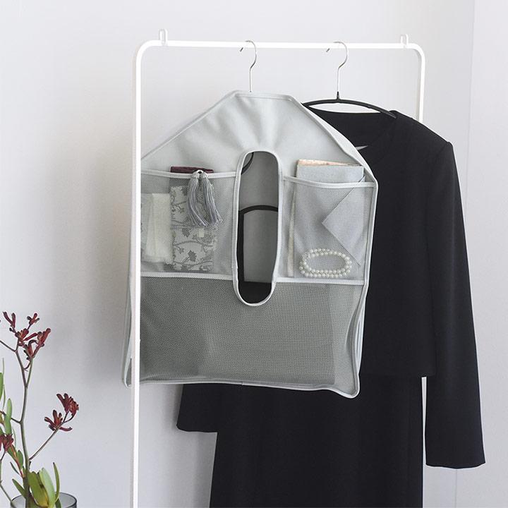吊り下げ収納ポケット ハンガー収納 クローゼット 収納 吊り下げ収納 クローゼット スリム yrh bon moment ボンモマン | bon moment | 19