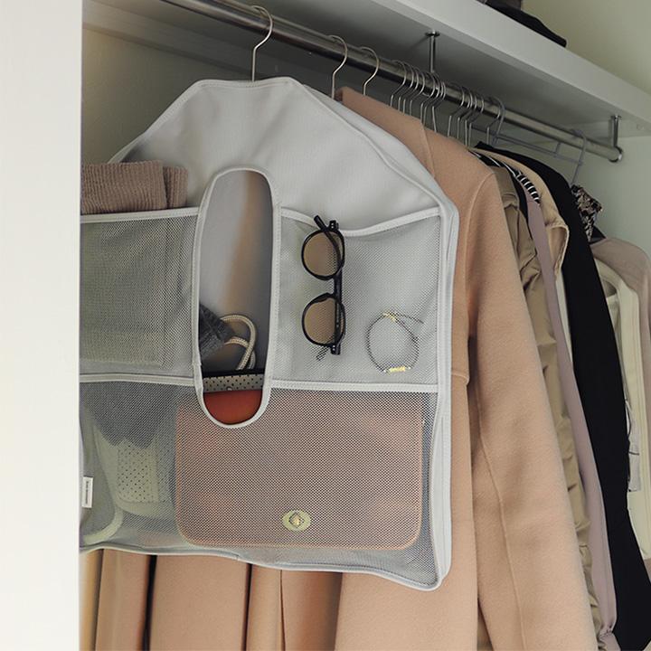 吊り下げ収納ポケット ハンガー収納 クローゼット 収納 吊り下げ収納 クローゼット スリム yrh bon moment ボンモマン | bon moment | 01