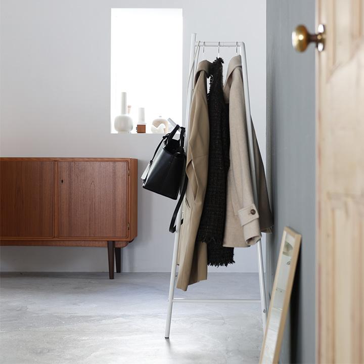 Ordre コートハンガー コート掛け ハンガーラック スリム ポール 制服