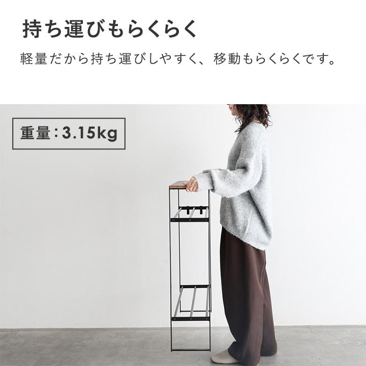 Ordre スリム シェルフラック 奥行19．5cm コンソールテーブル 玄関 シェルフ棚 スチール ラック スチール棚【送料無料】 |  | 17