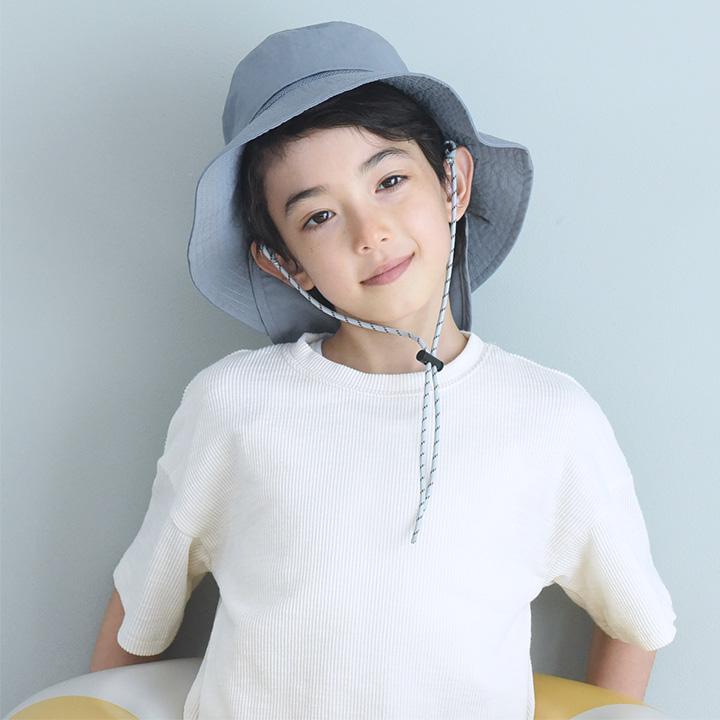 帽子 キッズ ハット 男の子 女の子 日よけタレ付き 保冷剤 遮熱 UVカット キッズ帽子 子供 yrh kukka ja puu クッカヤプー kb【9／16追加】 | kukka ja puu | 18
