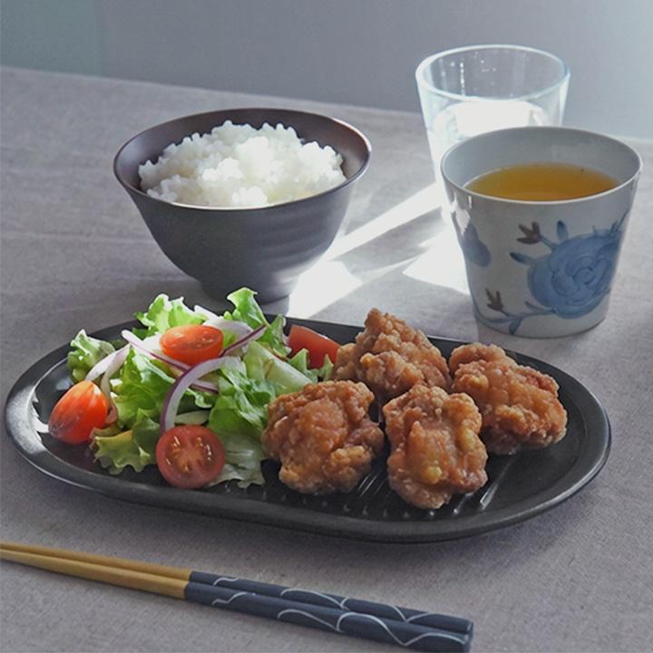 かもしか道具店 からあげのプレート 日本製 揚げ物皿 天ぷら皿 唐揚げ とんかつ オーバルプレート 食器 電子レンジ対応 食洗器対応 |  | 18