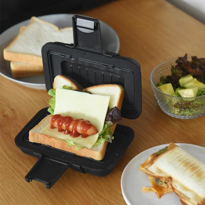 レンジで簡単 ホットサンドメーカー 電気 ホットサンド レンジ レンジグリル |  | 19