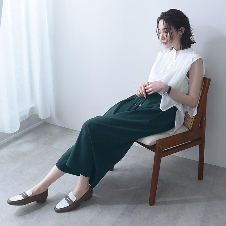 【さらさらリネンタッチ】スカーチョ 夏 スカートパンツ ワイドパンツ フレアパンツ uvカット 洗濯可 kauliina カウリーナ【7／17F追加】 |  | 15