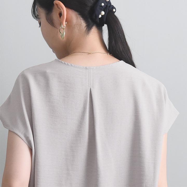 【さらさらリネンタッチ】ベルト付 2WAY ブラウス レディース 夏 半袖 オフィス uvカット 洗濯可 kauliina カウリーナ【9／16F追加】 |  | 15