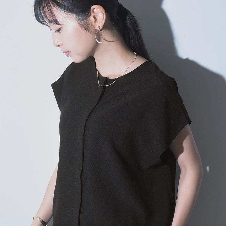 【さらさらリネンタッチ】ベルト付 2WAY ブラウス レディース 夏 半袖 オフィス uvカット 洗濯可 kauliina カウリーナ【9／16F追加】 |  | 19
