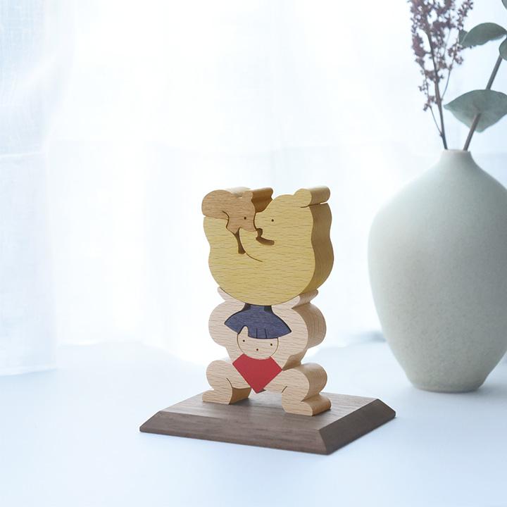 小黒三郎 桃の花びな（小）／クマ揚げ金太（小）／五月人形 お雛様