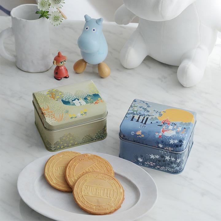 ゴーフレット缶／MOOMIN ムーミン プチギフト お菓子 ギフト お菓子 |  | 14