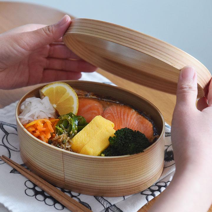 電子レンジ・食洗機が使える ほんとうに使いやすい 曲げわっぱ お弁当箱 600ml 日本製 ランチボックス かのりゅう |  | 08