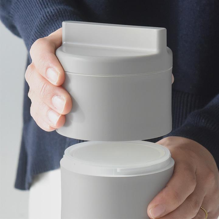 バッグの隙間に収まりやすい 3段 お弁当箱 600ml レンジ対応 食洗機