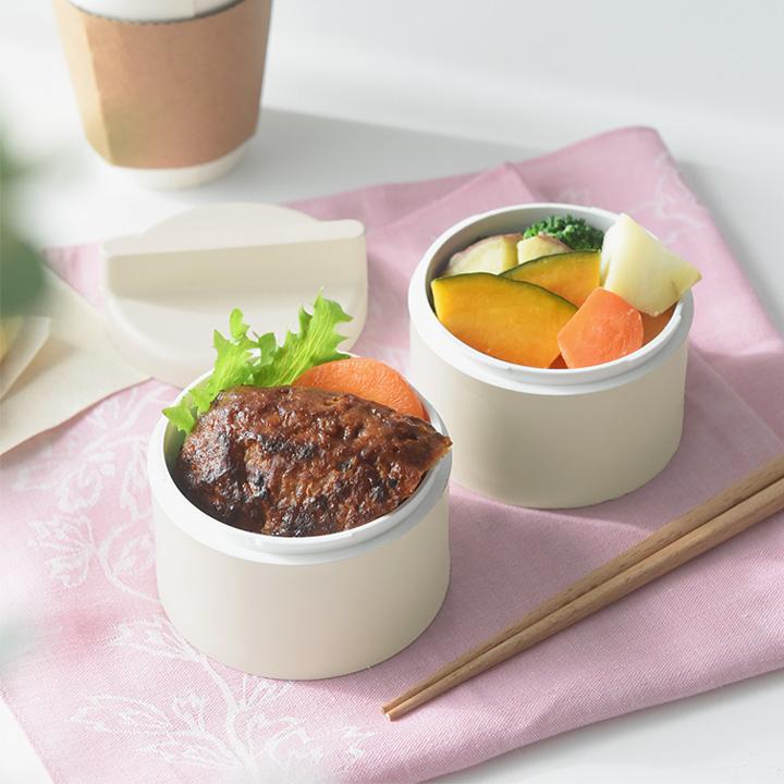 バッグの隙間に収まりやすい 3段 お弁当箱 600ml レンジ対応 食洗機