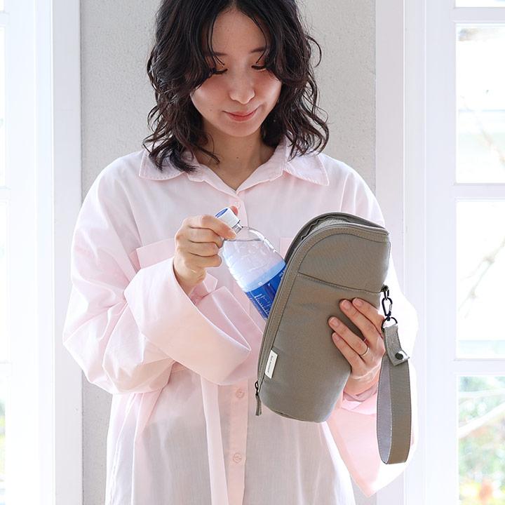 【Marimokun様】保冷保温ペットボトルカバートートバッグ500〜650ml bon moment｜＼新色登場／保冷保温 ペットボトルカバー ショルダー付